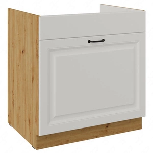 Küchenspülenschrank mit Schublade Scandi 80 ZL 1S BB dampf-, hitze- und spritzwasserbeständiger Schrank