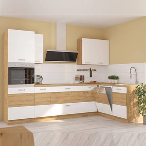Eckküchenmöbel-Set Alpine 285x110 cm ideal für klassische und moderne Innenräume