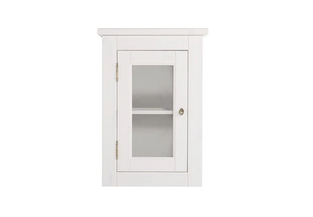 Badmöbel-Set Romantic weiß elegante Holzschränke für Badezimmer im klassischen Stil geschmackvolle Metallgriffe