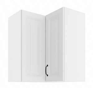 Hängender Eck-Küchenschrank Snow 60x60 GN-72 2F schrankfest gegen Dampf hohe Temperaturen und verschüttete Flüssigkeiten