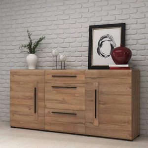 Kommode Tulsa 180 cm Eiche Enkel funktional ideal für moderne klassische und skandinavische Interieurs