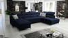 Ecksofa mit Schlaffunktion Savona VI navy blue links elegantes und bequemes Ecksofa für Wohnzimmer mit zwei Bettkästen 