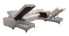 Ecksofa mit Schlaffunktion Kelly Sleek X braun linkes extrem elegantes Ecksofa für Wohnzimmer mit verstellbaren Kopfstützen