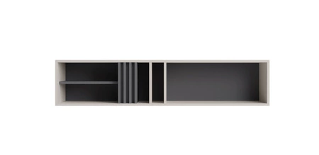 Möbelset Estan beige / anthrazit innovative Wohnzimmer- und Loungemöbel im modernen Stil