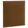 Gepolstertes Paneel Quadra 40x40 cm Honig stilvolles Wandpaneel quadratischer Veloursstoff modisches Finish für jede Einrichtung