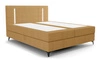 Boxspringbett Norco 160x200 gelb stilvolles Bett mit Staukasten Beleuchtung im Kopfteil fügt eine einzigartige Note