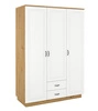 Scandi Kleiderschrank 180 cm artisan Eiche / weiß Funktionsmöbel klassisches Design idealer Kleiderschrank für Ankleidezimmer oder Schlafzimmer
