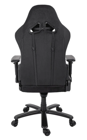 Gaming-Sessel Altimus Pro schwarz komfortabler Sitz aus strapazierfähigem Alcantara verstellbare Armlehnen und Rückenlehne stabiler Rahmen