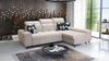 Ecksofa mit Schlaffunktion Buffalo beige rechte Seite funktionelles und stilvolles Ecksofa mit Bettzeugcontainer