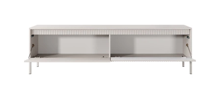 RTV Schrank Sesti 187 cm beige originelles Design industrieller Stil TV-Schrank idealer Schrank für kühne Arrangements