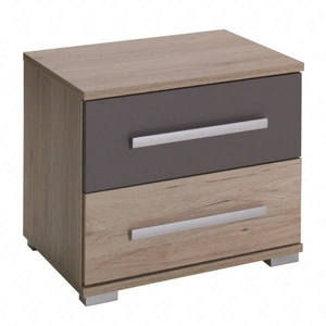 Nachttisch mit Schubladen Dione san remo hell / Esche ist ein funktionelles Möbelstück in einem zeitlosen Design idealer Nachttisch für das Schlafzimmer