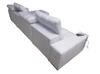 Ecksofa mit Schlaffunktion Luigi XII türkis rechtes ein stilvolles Ecksofa für das Wohnzimmer in einer minimalistischen und eleganten Ausführung