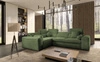 Ecksofa mit Schlaffunktion Viano II grün linkes Designer Ecksofa das sich perfekt in moderne Einrichtungen einfügt