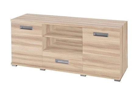 RTV Penelope 138 cm helle Eiche sonoma Originalfarben ideal für Wohnzimmer oder Sitzungszimmer 