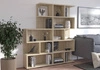 Bücherregal Even 42 cm Eiche hell sonoma ideales Bücherregal für Büro, Arbeitszimmer oder Jugendzimmer