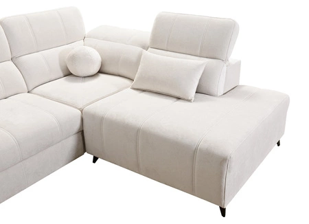 Ecksofa mit Schlaffunktion Penejos XI olive rechts komfortables Ecksofa mit verstellbaren Kopfstützen und zwei Bettkästen