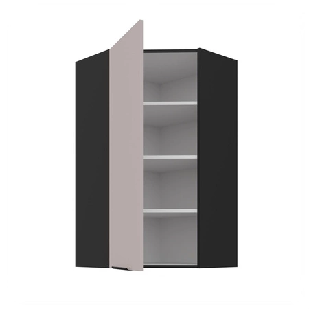 Tarraco Eck-Küchenwandschrank 60x60 GN-108 1F Metallkantengriff feuchtigkeits- und beschädigungsbeständiger Schrank