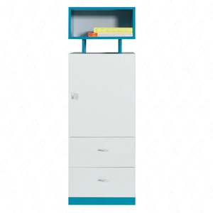 Mobi niedriges Bücherregal 45 cm weiß/türkis problemlose Nutzung und Langlebigkeit stilvolle und funktionelle Ergänzung zum Jugendzimmer