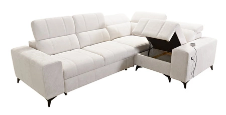 Ecksofa mit Schlaffunktion Penejos II beige rechtes Ecksofa mit Bettkasten für den alltäglichen Liegekomfort