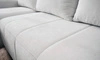 Ecksofa mit Schlaffunktion Bovec II beige links Komfort-Ecksofa mit stilvollem Charakter-Bettcontainer