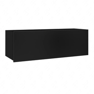 Hängeschrank Apulia 105 cm schwarz glänzend minimalistisches Design stilvoller Schrank für das Wohnzimmer einfaches Design, das zu jeder Einrichtung passt