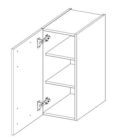 Küchenmöbel-Set Alpine 240 cm Schränke sehen in klassischen und modernen Interieurs großartig aus