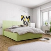 Eljas gepolstertes Bett 140x200 mint mit Kopfteil im modernen Stil ideal für Schlafzimmer