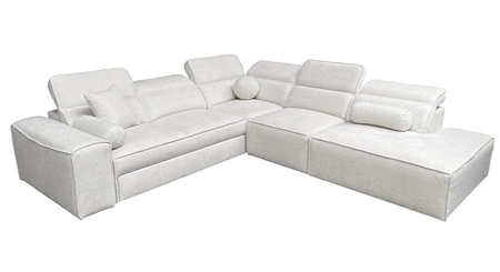 Ecksofa mit Schlaffunktion Viano IX patina rechte Seite stilvolles Ecksofa mit Bettzeugcontainern ideales Möbelstück für ein großes Wohnzimmer