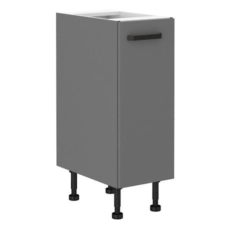 Verdi Eckküchenmöbel-Set 250x280 cm Küchenmöbel beständig gegen Feuchtigkeit Dampf und Beschädigungen Metallgriffe