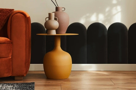 Wally gepolstertes Paneel 30x80 cm schwarz stilvolles Wandpaneel Zaun Veloursstoff modischer Schliff für jedes Arrangement