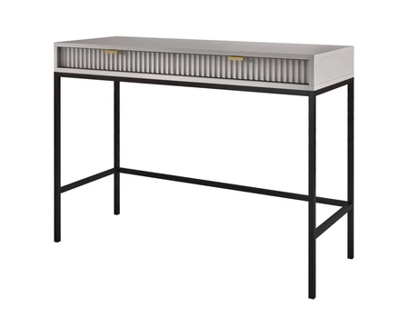 Konsolentisch Lovro Grau mit Schubladen Stilvolles und funktionales Möbelstück für Flur Wohnzimmer oder Büro