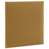 Polsterpaneel Quadra 40x40 cm gelb stilvolles Wandpaneel quadratischer Veloursstoff modisches Finish für jede Einrichtung
