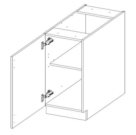 Eck-Küchenmöbel-Set Ponza 285x170 cm ideal für klassische und moderne Innenräume