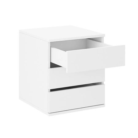 Schubladenelement Max weiß ideal für Schiebe- und Garderobenschränke