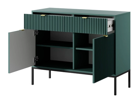 Möbelset Lovro pastellgrün modernes Design Schrankwand für Wohnzimmer oder Sitzungssaal