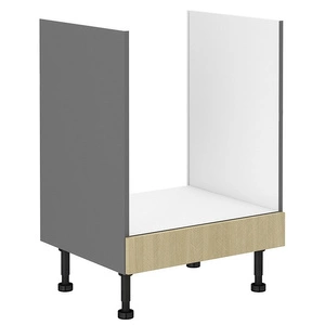 Chevron 60 D GAZ BB Backofeneinbauschrank mit dekorativem Fischgrätdekor feuchtigkeits- und beschädigungsbeständiger Schrank