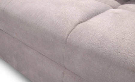 Ecksofa mit Schlaffunktion Laredo dunkelbeige linke Ecke komfortables und stilvolles Schlafsofa mit Bettzeugcontainer