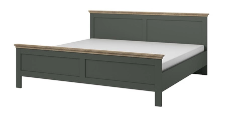 Evora Schlafzimmermöbel-Set Flaschengrün / Eiche lefkas ausdrucksstarke Farben Schlafzimmermöbel-Set im klassischen Stil