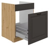 Spülenschrank mit Schublade Style 60 ZL 1S BB dampf-, hitze- und spritzwasserbeständiger Schrank