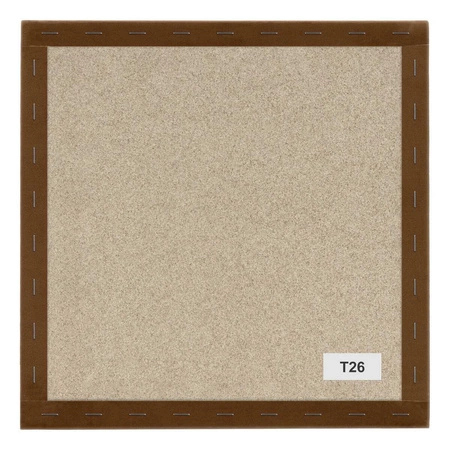 Gepolstertes Paneel Quadra 40x40 cm Honig stilvolles Wandpaneel quadratischer Veloursstoff modisches Finish für jede Einrichtung