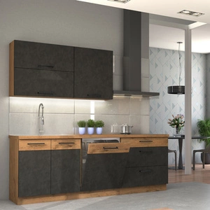 Küchenmöbel Set Valico 220 cm Schränke sehen in klassischen und modernen Interieurs großartig aus