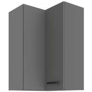 Eck-Küchenwandschrank Verdi 60x60 GN-90 2F feuchtigkeits- und beschädigung beständiger Schrank schwarze Metallgriffe