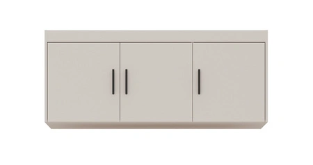 Garderobenerweiterung Rene 133 cm beige sand Funktionsgarderobe erhöht den Stauraum für Kleidung, Schuhe oder Accessoires