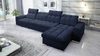 Ecksofa mit Schlaffunktion Luigi XII marineblau rechte Seite stilvolles Ecksofa für das Wohnzimmer in einer minimalistischen und eleganten Ausführung
