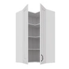 Hängender Eck-Küchenschrank Snow 60x60 GN-108 2F schrankfest gegen Dampf hohe Temperaturen und verschüttete Flüssigkeiten