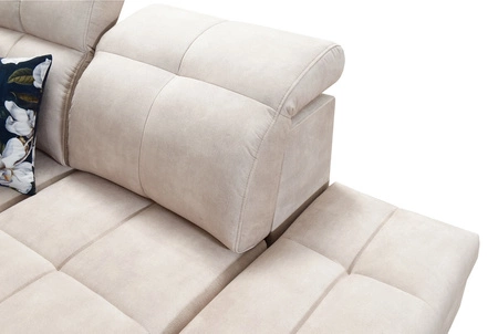 Buffalo VI Ecksofa mit Schlaffunktion blau links funktionelles und stilvolles Ecksofa mit drei Bettkästen