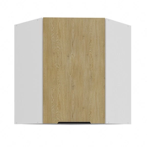 Eck-Küchenoberschrank Cremona 60x60 GN-72 1F Metallkantengriff feuchtigkeits- und beschädigungsbeständiger Schrank