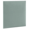 Gepolstertes Paneel Quadra 50x50 cm mint stilvolles Wandpaneel quadratischer Veloursstoff modisches Finish für jede Einrichtung