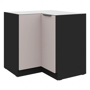 Eck-Küchenschrank Tarraco 89x89 DN 1F BB Metallkantengriff feuchtigkeits- und beschädigungsbeständiger Schrank