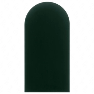 Wally gepolstertes Paneel 30x100 cm Flasche grün stilvolles Wandpaneel Zaun Veloursstoff modisches Finish für jede Einrichtung